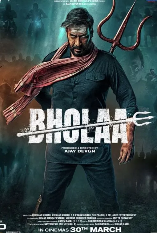 Bholaa Movie poster on Bingetrax IPTV