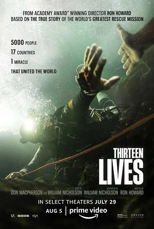 Thirteen Lives Movie poster on Bingetrax IPTV